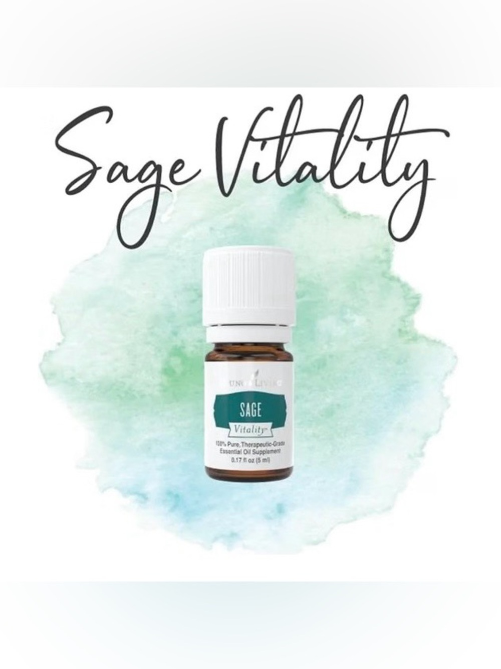 Young Living Sage Vitality Essential Oil 5 ML- BRAND NEW UNOPENED SEALED BOTTLE - Picture 8 of 9